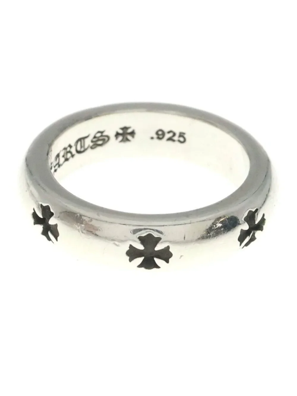 Chrome Hearts Negative CH Plus Ring Silver